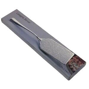 Wm A Rogers Lasagna Server Multi Purpose Silverplate Etched Wedding Box Vtg NEW